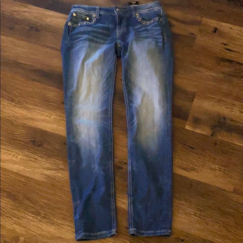 New with tags on.  Miss Me signature skinny jeans